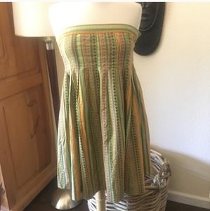 Free People size 8 strapless dress